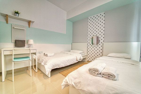 2-комнатные апартаменты 60 м2 + 11 м2 балкон В СПА-комплексе в 600 метрах от песчаного пляжа