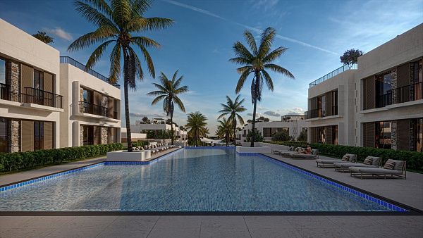 Квартира 2+1 Penthouse 125 м2 c террасой 45 м2 в новом комплексе в Алсанджаке