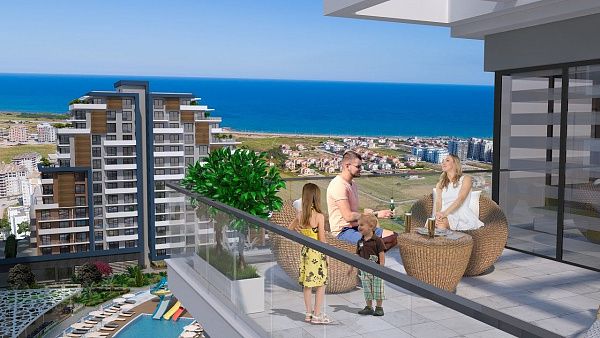 3-комнатные апартаменты 62 м2 в элитном комплексе в 600 метрах от пляжа