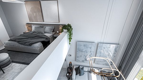 3-комнатные апартаменты loft 125 м2 с террасой в Енибоазичи