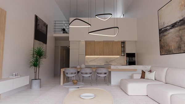 Квартира 3+1 Duplex (174 м2) с балконом  (29 м2) в новом комплексе в Боазе 