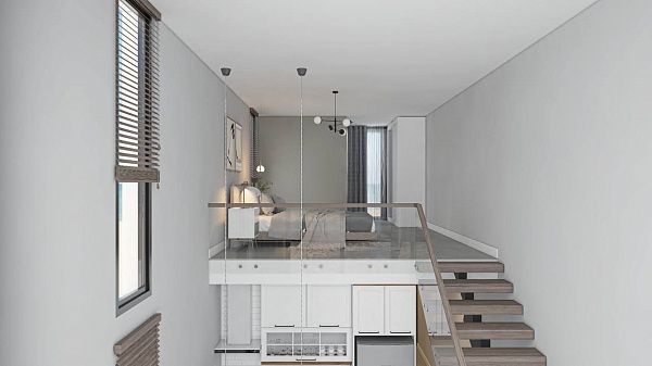 3-комнатный пентхаус loft 70 м2 с террасой на крыше 35 м2 с видами на море!