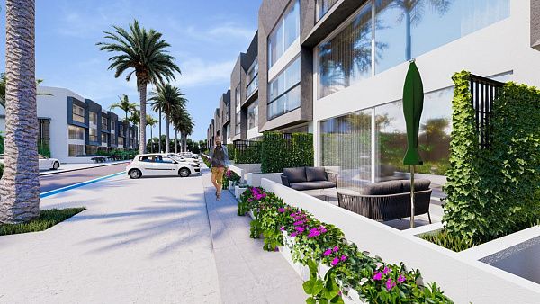 2-комнатные апартаменты loft 56 м2 в новом комплексе в 600 метрах от пляжа
