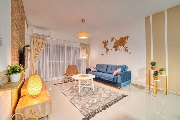 3-комнатные апартаменты 79 м2 с балконом 15 м2 в СПА-комплексе в 600 метрах от песчаного пляжа