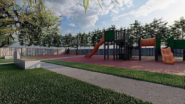 Квартира 2+1 (80 м2) с садом в новом комплексе в Боазе