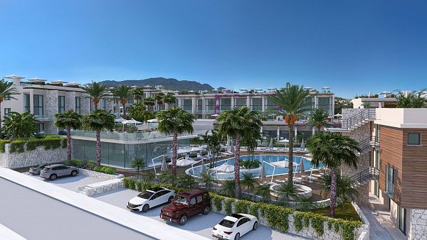 2-комнатные апартаменты 60 м2 в роскошном комплексе у моря