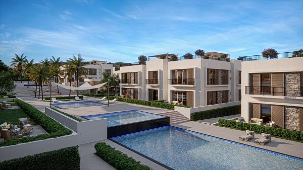 Квартира 2+1 Penthouse 125 м2 c террасой 45 м2 в новом комплексе в Алсанджаке