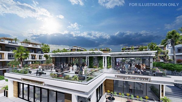 Студия penthouse 34 м2 с террасой на крыше 20 м2 в 350 метрах от моря!