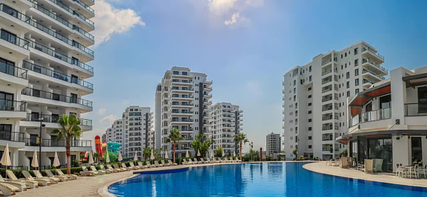 2-комнатные апартаменты 63 м2 с террасой 12 м2 в курортном комплексе