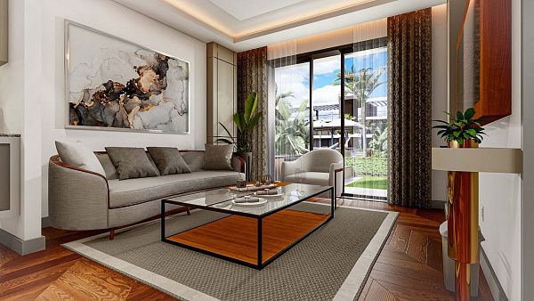 Квартира 1+1 ( 105 м2) в 150 метрах от песчаного пляжа