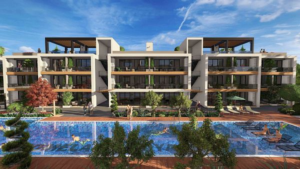3-комнатные апартаменты 114м2 с террасой 14м2 