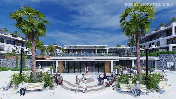 Студия penthouse 34 м2 с террасой на крыше 20 м2 в 350 метрах от моря!