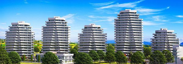 2-комнатные апартаменты 78м2 в 700 метрах от пляжа "Лонг бич"