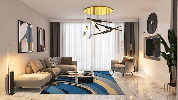 3-комнатные апартаменты 75 м2 + 38 м2 терраса в элитном комплексе в 300 метрах от пляжа