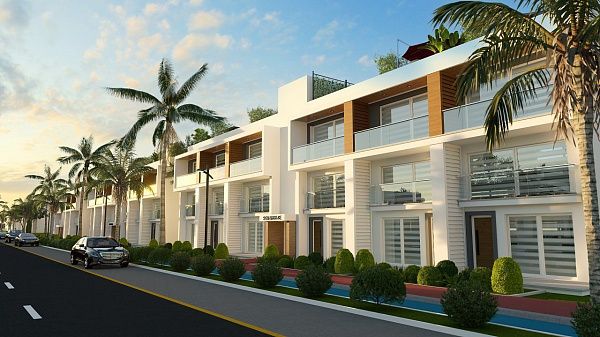 Трехкомнатная квартира 80 м2 с балконом 38 м2 в новом комплексе в Боазе