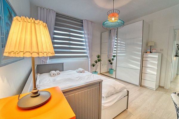 2-комнатные апартаменты 60 м2 + 11 м2 балкон В СПА-комплексе в 600 метрах от песчаного пляжа
