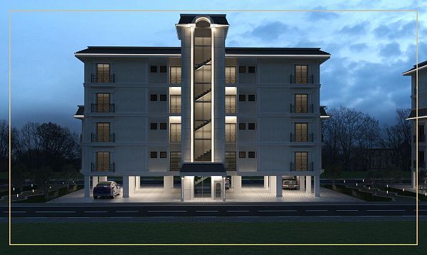 Трехкомнатная квартира 108 м2 с большой террасой в Боазе