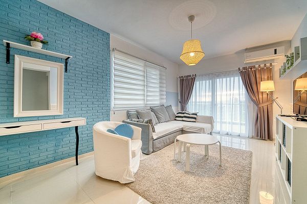 3-комнатные апартаменты 79 м2 с балконом 15 м2 в СПА-комплексе в 600 метрах от песчаного пляжа