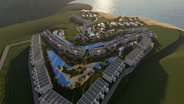 2-комнатные апартаменты 60 м2 в комплексе с частным пляжем