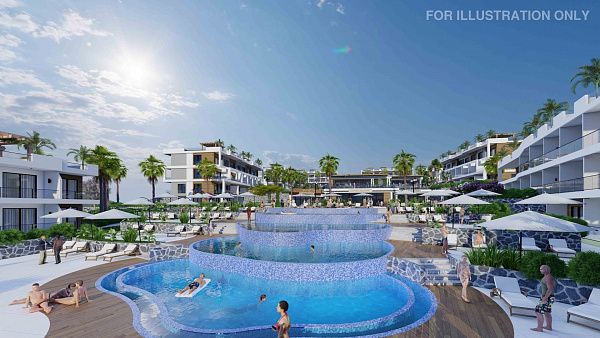 Студия penthouse 34 м2 с террасой на крыше 20 м2 в 350 метрах от моря!