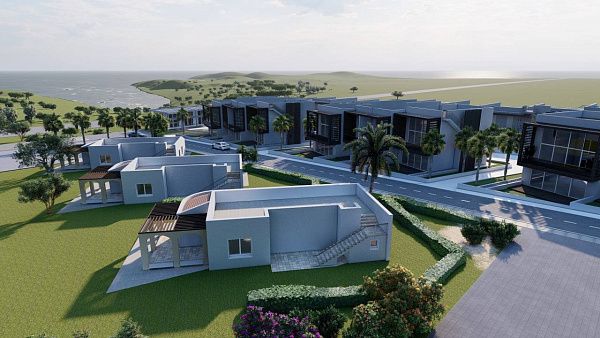 3-комнатные апартаменты 90 м2 с садом в новом комплексе в Эсентепе