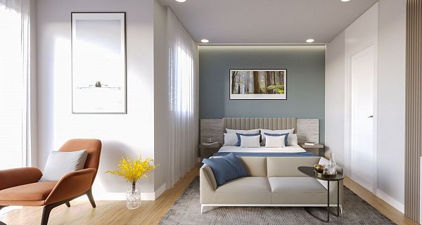 Квартира 3+1 (105 м2) с террасой и собственным садом в Искеле