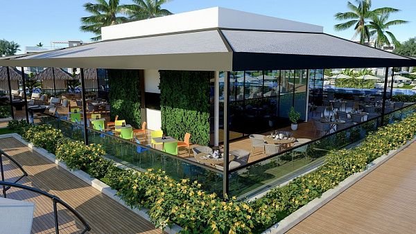 Квартира 1+1 Loft 61 м2 в красивом комплексе рядом с песчаным пляжем 
