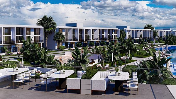 Квартира 2+1 (112 м2) Duplex с балконом  (12 м2 )в новом комплексе в Боазе 