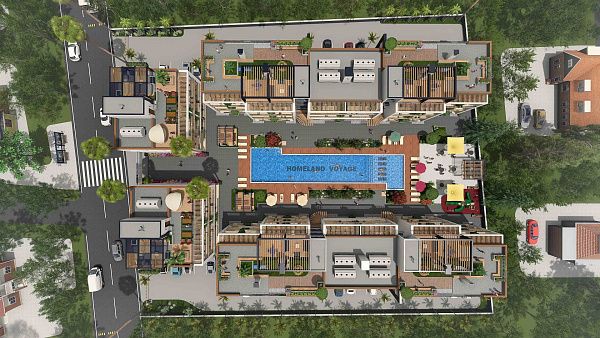 3-комнатные апартаменты 114м2 с террасой 14м2 