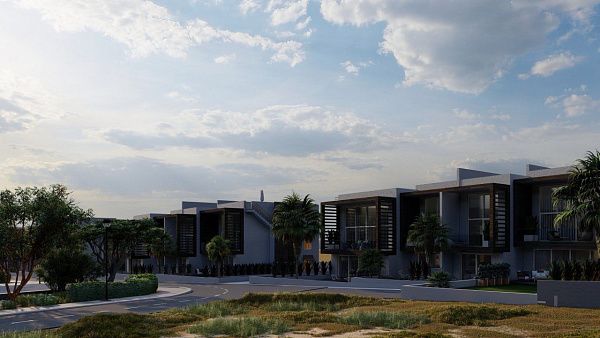 3-комнатные апартаменты 90 м2 с садом в новом комплексе в Эсентепе