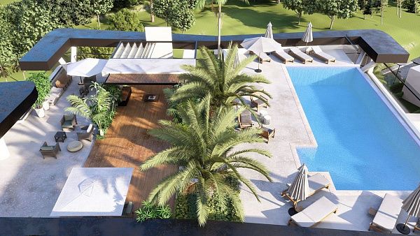 Трехкомнатная квартира 84 м2 в 450 метрах от пляжа "Long Beach"