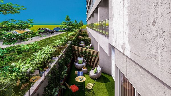 2-комнатные апартаменты 50 м2 с террасой 10 м2 всего в 250 метров до моря!