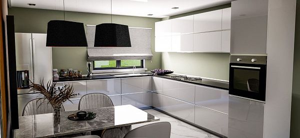 Квартира 2+1 (90 м2) с террасой (25 м2) в красивом комплексе в Искеле