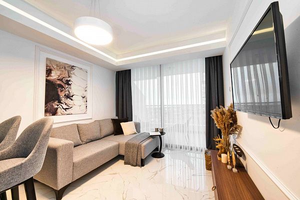 2-комнатные апартаменты 64 м2 с террасой 8,5 м2 и дизайн-пакетом в роскошном комплексе