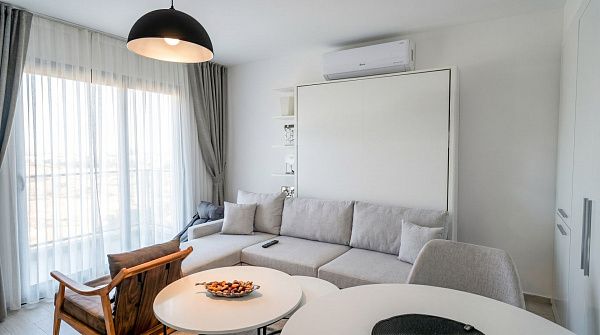 Студия 39 м2 с мебелью и техникой в курортном комплексе 