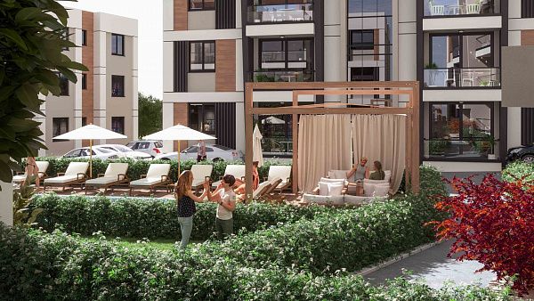 4-комнатные апартаменты 120 м2 с террасой на крыше 