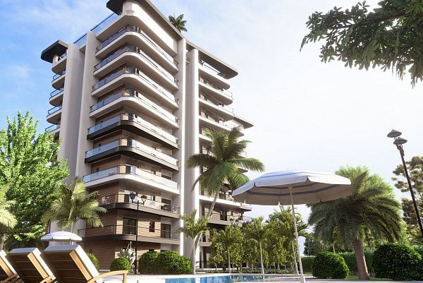 Двухкомнатная квартира 70 м2 в 450 метрах от пляжа "Long Beach"