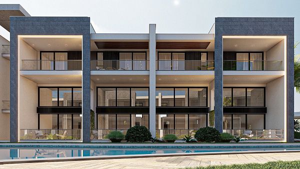 Квартира 2+1 Penthouse 160 м2 с верхней террасой 65 м2  в красивом комплексе в Каршияке