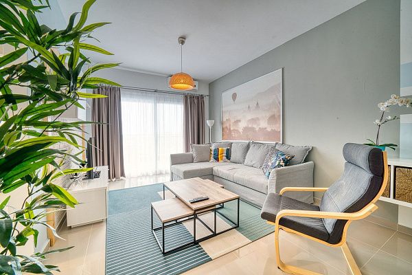 2-комнатные апартаменты 60 м2 + 11 м2 балкон В СПА-комплексе в 600 метрах от песчаного пляжа