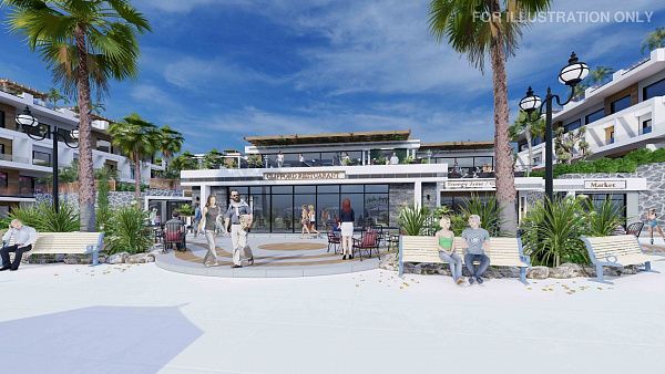 Студия penthouse 34 м2 с террасой на крыше 20 м2 в 350 метрах от моря!