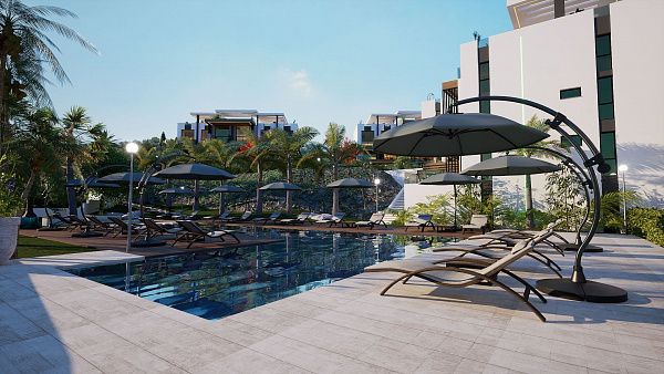 3-комнатный пентхаус loft 70 м2 с террасой на крыше 35 м2 с видами на море!