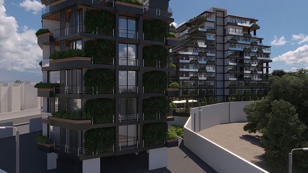 Квартира 3+1 (117м2  ) в роскошном современном комплексе в центре Кирении