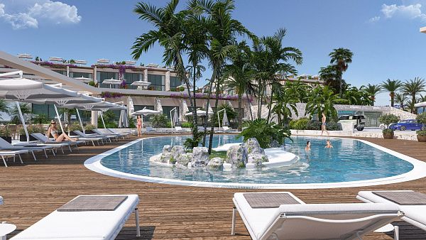 2-комнатные апартаменты 50 м2 с террасой 10 м2 в роскошном комплексе с видом на море