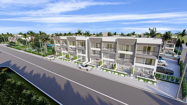 2-комнатные апартаменты loft 56 м2 в новом комплексе в 600 метрах от пляжа