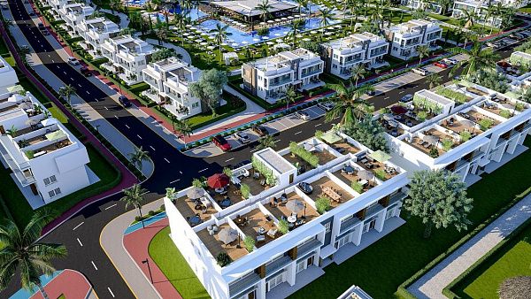 Квартира 1+1 Loft 61 м2 в красивом комплексе рядом с песчаным пляжем 