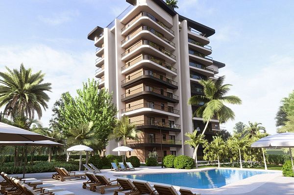 Двухкомнатная квартира 70 м2 в 450 метрах от пляжа "Long Beach"