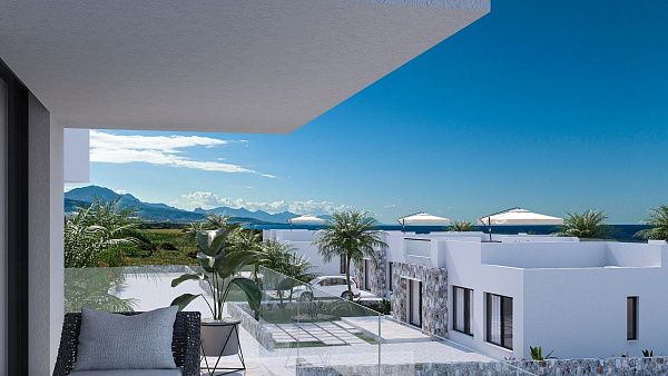 Квартира 1+1 Penthouse Duplex 80 м2 c двумя террасами в новом комплексе в Татлысу