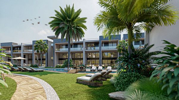 Квартира 2+1 Penthouse 160 м2 с верхней террасой 65 м2  в красивом комплексе в Каршияке