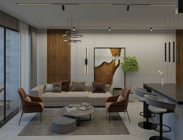 Квартира 1+1 Penthouse 112 м2 с  в новом и современном комплексе в Эсентепе