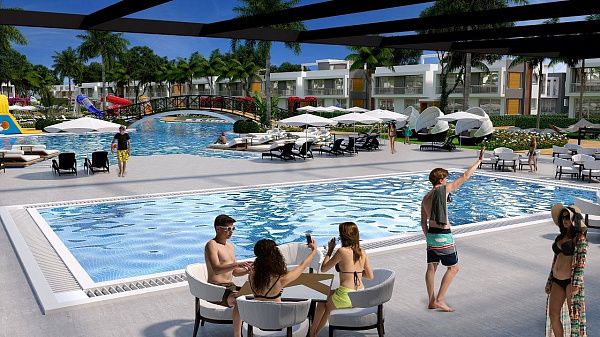 3-комнатные апартаменты 75 м2 + 38 м2 терраса в элитном комплексе в 300 метрах от пляжа